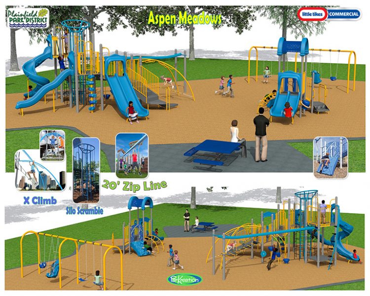 New Playground Designs Unveiled for Aspen Meadows, Wexford Parks -  Plainfield Park District